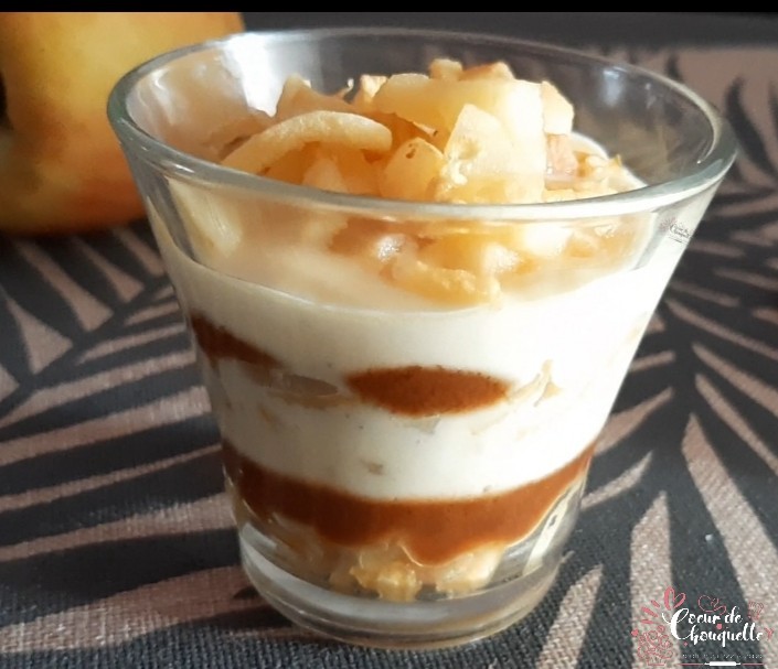 Verrines Aux Pommes, Mascarpone Et Caramel - Coeurde