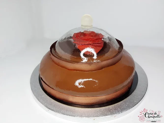 Entremet chocolat noisette tonka 1