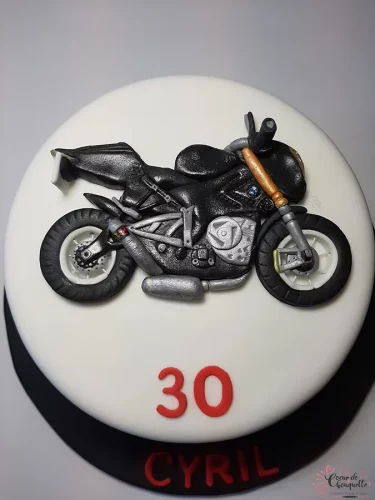 Gâteau moto 1