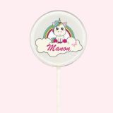 Sucette personnalisée licorne 1