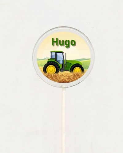 Sucette personnalisée Tracteur