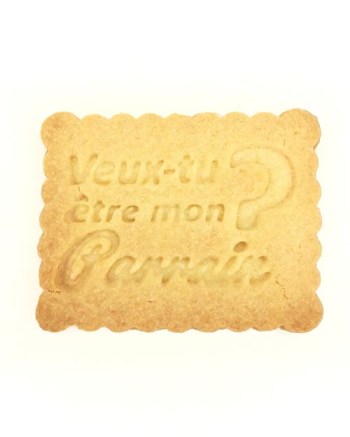 Biscuit Veux-tu être mon parrain?