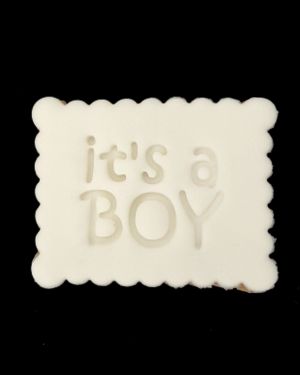 Biscuit It’s a boy- pâte à sucre