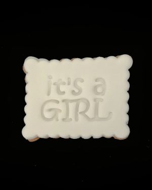 Biscuit It’s a girl- pâte à sucre