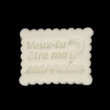 Biscuit pâte à sucre Veux-tu etre ma marraine