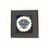 Boîte de 3 meringues personnalisées - noire (pat)