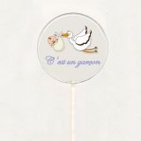 Sucette non personnalisée C'est un garçon - cigogne_bleu