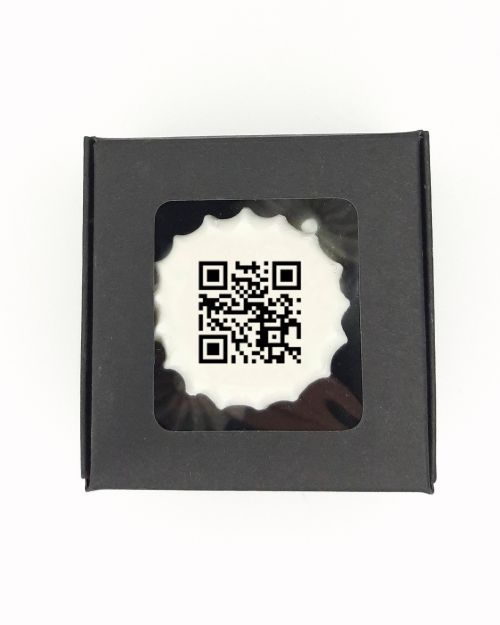 Meringues personnalisées Entreprise – QR code