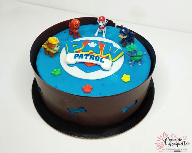 Entremet Pat'patrouille vanille chocolat