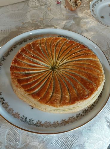 Galette pistache et fleur d'oranger