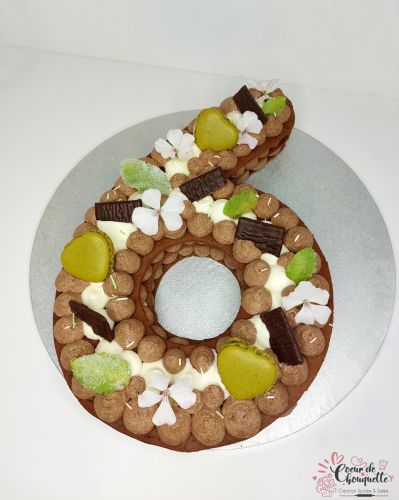 Number cake menthe chocolat