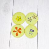 Sablés aux fleurs - matcha