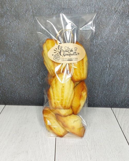 Sachet de 10 madeleines fourrées au chocolat