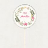 Sucette EVJF - EVG - rose et vert 1