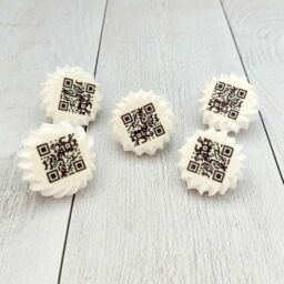 20 meringues personnalisées Entreprise – QR Code