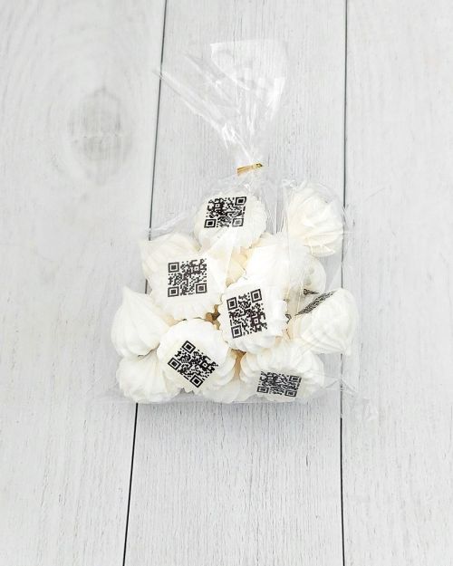 20 meringues personnalisées Entreprise – QR Code