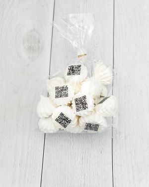 20 meringues personnalisées Entreprise – QR Code