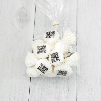 20 meringues personnalisées Entreprise – QR Code