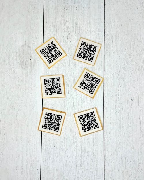 20 biscuits personnalisés Entreprise – QR code