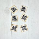 Biscuits personnalisés Entreprise - QRcode 0