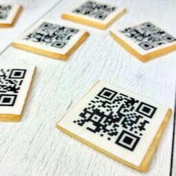 20 biscuits personnalisés Entreprise – QR code