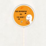 Sucette Halloween - des bonbons ou un sort