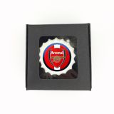 Boîte de 3 meringues personnalisées - noire - Foot - Arsenal