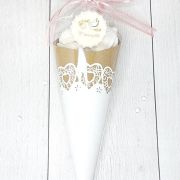 Cône de meringues – dentelle 1