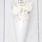 Cône de meringues – dentelle