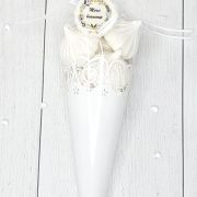 Cône de meringues – dentelle