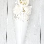 Cône de meringues – dentelle
