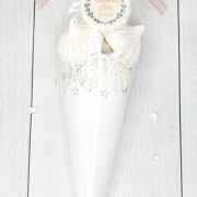 Cône de meringues – dentelle