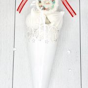 Cône de meringues – dentelle