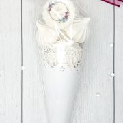 Cône de meringues – dentelle