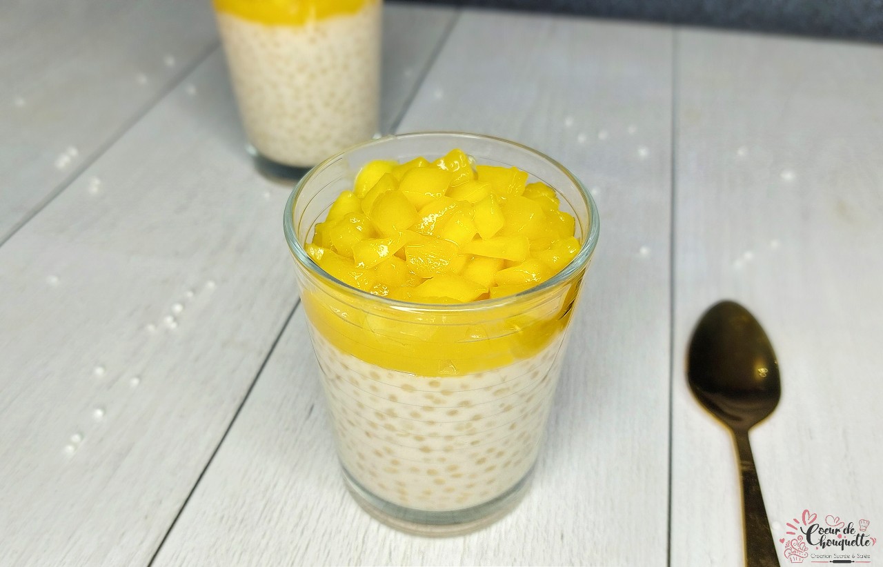 Perles de tapioca coco, mangue et fruit de la passion - Coeurde...
