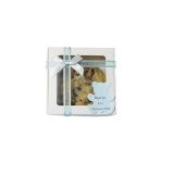 Boîte de cookie personnalisable - ruban - ourson