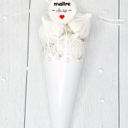 Cône de meringues – dentelle – école – maître