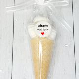 Cône de meringue gourmand - école - personnalisables - atsem au top