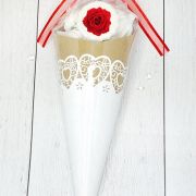 Cône de meringues – dentelle 1 – fête des mères