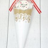Cône de meringues - dentelle 1 - bonne fête papa 1