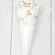 Cône de meringues – dentelle – fête des mères