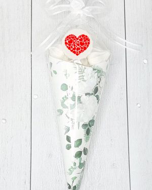 Cône de meringues – fleurs – fête des mères