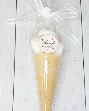 Cône de meringues – gourmand – fête des mères
