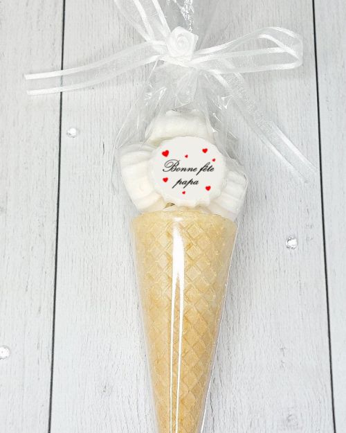 Cône de meringues – gourmand – fête des pères