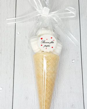 Cône de meringues – gourmand – fête des pères