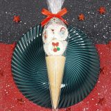Cône de meringue - Noël - images