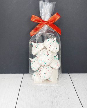 Sachet de 10 meringues – pain d’épices – nœud rouge