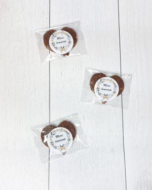 Cœurs choco noisette fleur de sel – Merci