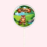 Sucette personnalisée Hibou