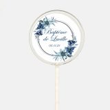 Sucette personnalisée - Baptême - bleu 1